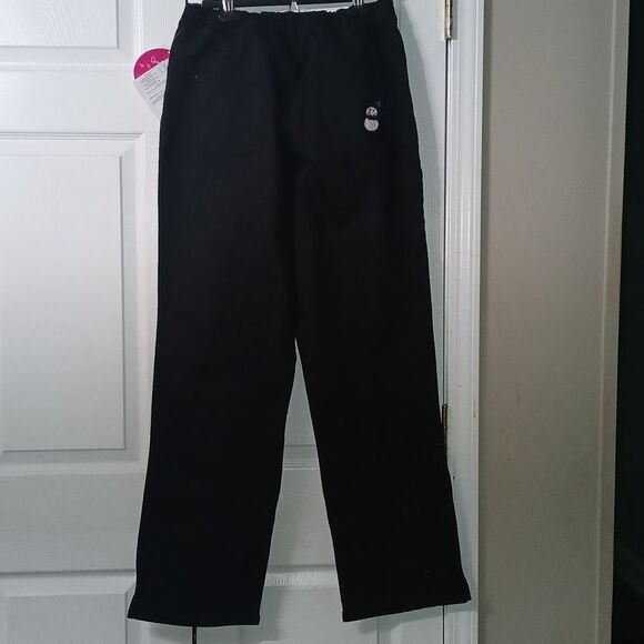 Quacker Factory black snowmen black wide leg jeans winter Sz Large (14/16) NWT - Picture 4 of 8